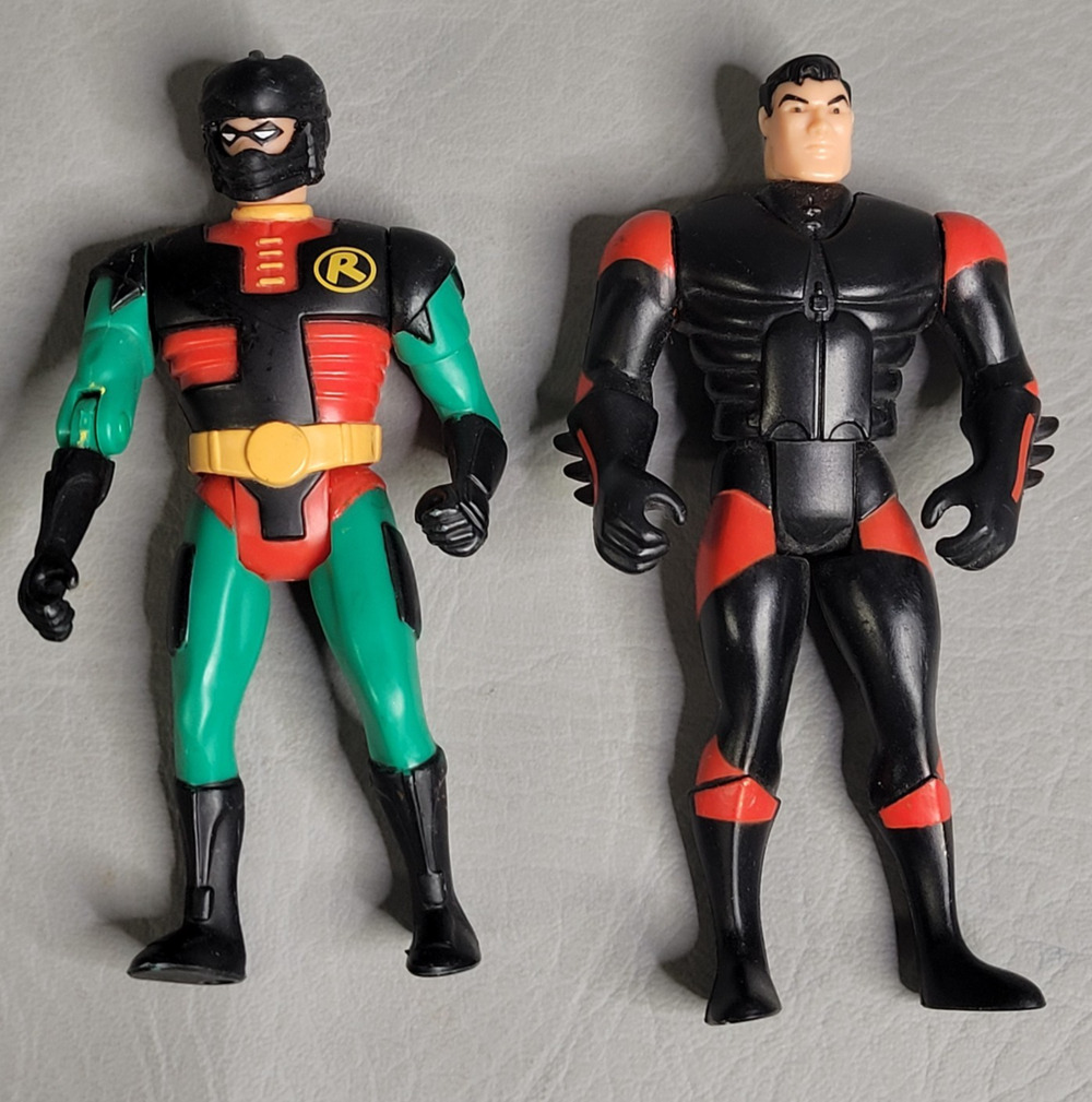 Vintage Kenner Batman The Animated Series 1993 Ninja Robin 1994 Bruce Wayne